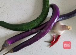 凉拌黄瓜茄子的做法图解1