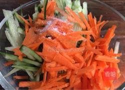 胡萝卜黄瓜鸡肉饼的做法图解1