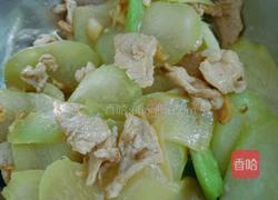 芥兰梗炒肉的做法图解5