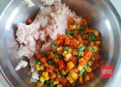 时蔬鸡肉饼(低卡减脂)的做法图解5