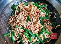 豆角蒸卤面的做法图解9