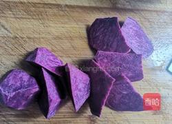 紫薯柠檬冻撞奶的做法图解2