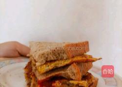 香菇洋葱燕麦三明治的做法图解5