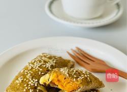 一吃就爱上的吐司版咸蛋黄肉松南瓜派的做法图解7