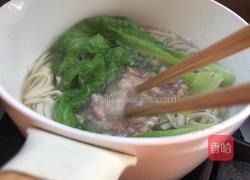 青菜肉丝面的做法图解10