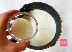 青提双层布丁的做法图解3