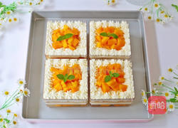 芒果布丁蛋糕盒子的做法图解26