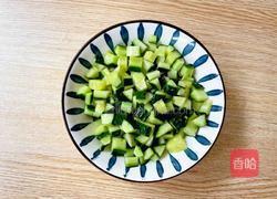 彩蔬火腿丁的做法图解5