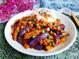 肉末茄子盖饭