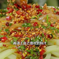 夏天减脂菜绿豆凉粉 做法Q弹爽滑 还不长胖的做法[图]