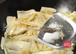 白菜炒平菇的做法图解11