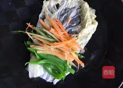 Illustration of how to make vegetable rolls for weight loss and beauty 16