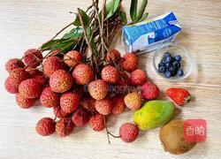 荔枝酸奶冻的做法图解1