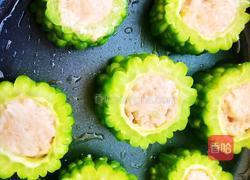 煎酿苦瓜的做法图解6