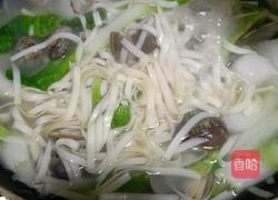 花蛤青菜面的做法图解5