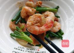 葱爆虾的做法图解6