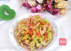 苦瓜炒肉的做法图解12