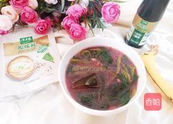 红苋菜皮蛋汤的做法图解10