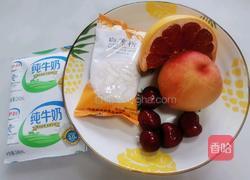桃冻撞奶的做法图解1