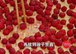 自家种的杨梅做成杨梅干杨梅冰棒 酸酸甜甜的做法图解5