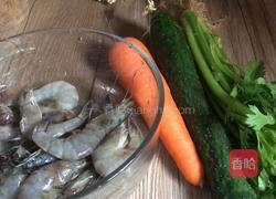 蔬菜虾仁饼的做法图解1