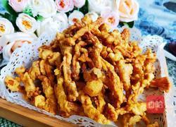 酥炸海鲜菇的做法图解14