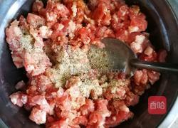 虎皮青椒酿肉的做法图解2