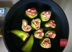 虎皮青椒酿肉的做法图解5