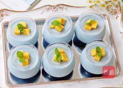 梦幻星空双层布丁的做法图解12