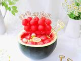 夏日西瓜气泡桶