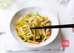 青椒炒杏鲍菇的做法图解11