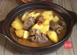 Illustration of Braised Beef and Potatoes 9