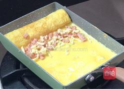火腿芝士玉子烧的做法图解9
