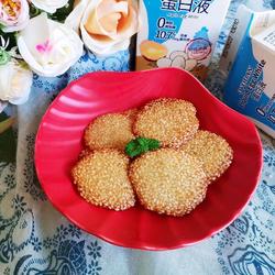 蛋白芝麻薄脆的做法[图]