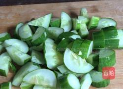 黄瓜冰粉西米露的做法图解2