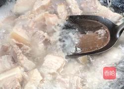 蜜桃红烧肉的做法图解4