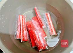 蟹柳炒蛋的做法图解2