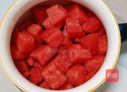 牛奶西瓜西米露的做法图解10