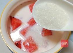 牛奶西瓜西米露的做法图解12