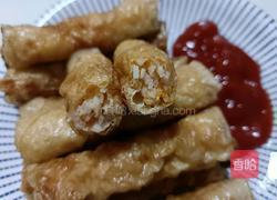 虾仁腐皮卷的做法图解19