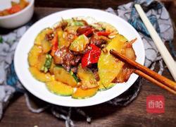 五花肉炒南瓜的做法图解16