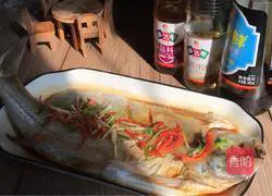 Illustration of how to make steamed Diaozi fish 9