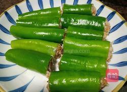 辣椒酿肉的做法图解3