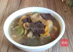 番茄猪血肉皮汤的做法图解13