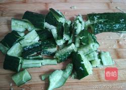 麻酱黄瓜拌油条的做法图解3