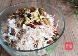 苋菜梗拌鸡丝的做法图解16