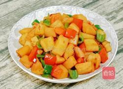 双椒炒莲藕的做法图解11