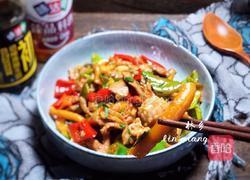 辣椒麻花炒肉片的做法图解14