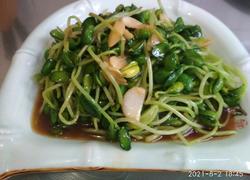 耗油炒豆苗
