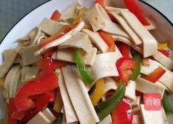 清炒豆腐皮的做法图解3